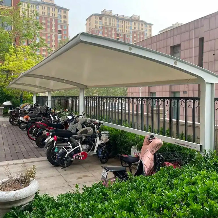 环江膜结构电动车棚